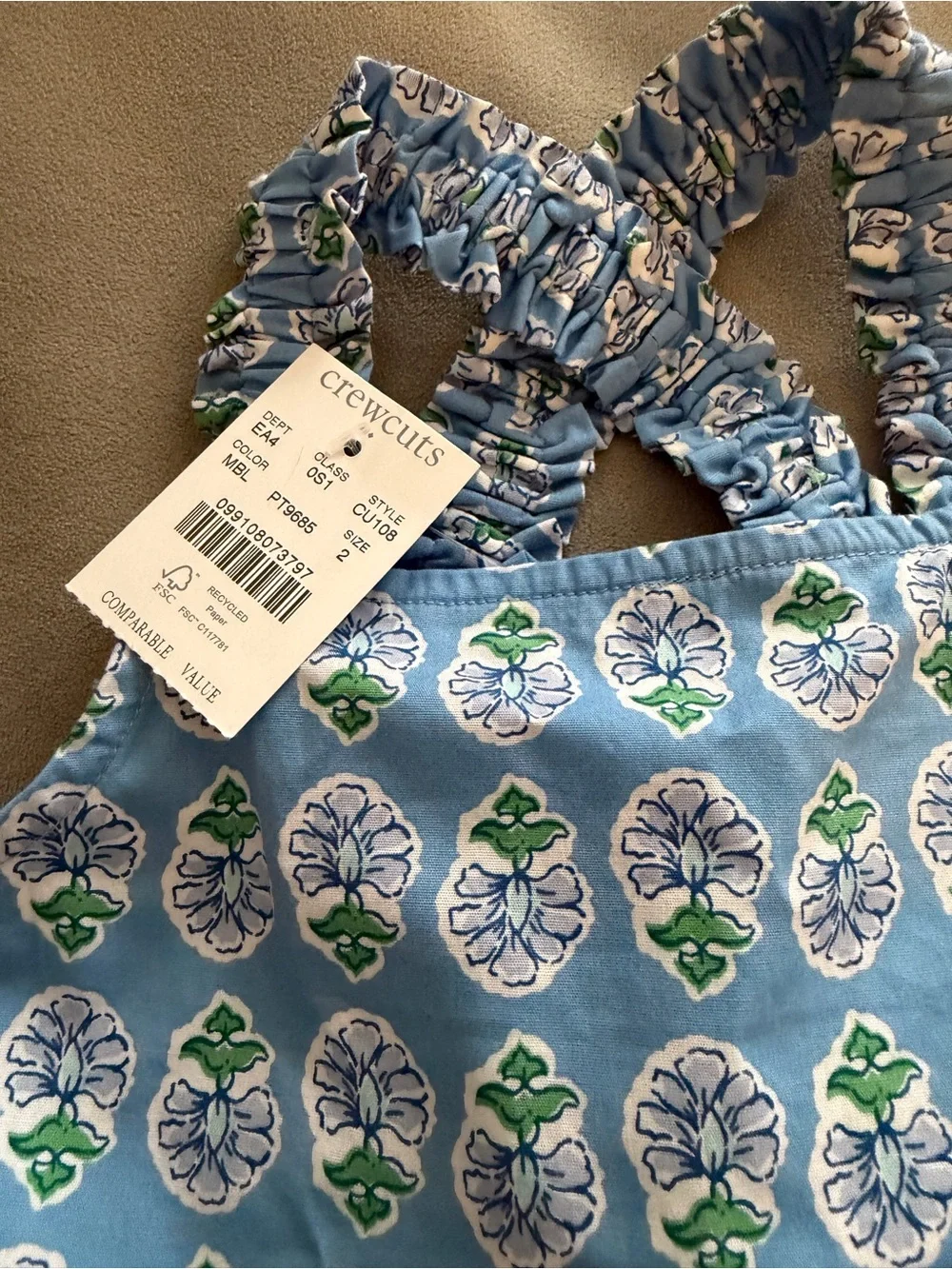 NWT 2T jcrew Crewcuts Dress